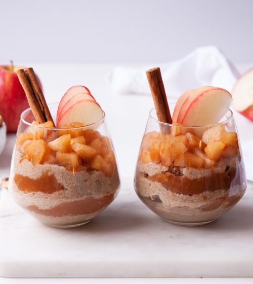 Stewed Pink Lady® Apple Chia Pudding